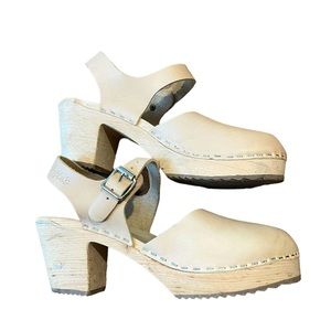 GUC Lotta from Stockholm Highwood Wood Clogs